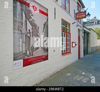 Café Vlissinghe (seit 1515), das älteste Café in Brügge, Flandern, Belgien Stockfoto