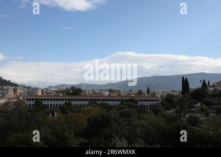 Ruinen der Aghora, Athen, Griechenland Stockfoto