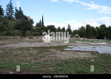 Ruinen der Aghora, Athen, Griechenland Stockfoto