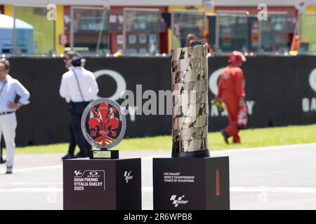 Misano Adriatico, Ita. 11. Juni 2023. MotoGP Motorradweltmeisterschaft während des MotoGP Oakley Italian Grand Prix Tissot Race Sunday, MotoGP of Italy - auf der Mugello Circuit am 11. Juni 2023 in Scarperien, Italien. (Foto: Fabio Averna/Sipa USA) Guthaben: SIPA USA/Alamy Live News Stockfoto