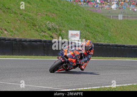 Florenz, Italien. 11. Juni 2023; Autodromo Internazionale del Mugello, Scarperia e San Piero, Florenz, Italien; 2023. Italienischer MotoGP-Renntag; Jack Miller, Red Bull ATM Credit: Action Plus Sports Images/Alamy Live News Stockfoto