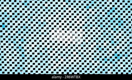 Mehrfarbiger abstrakter Hintergrund mit blauen Quadraten, Rhombussen, rechteckigen Fliesen, Mosaik mit Nähten von leuchtender magischer Energie glänzend schön hell. Vec Stock Vektor