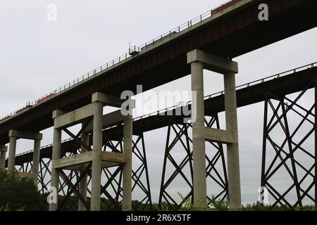 Kate Shelley High Bridge Stockfoto