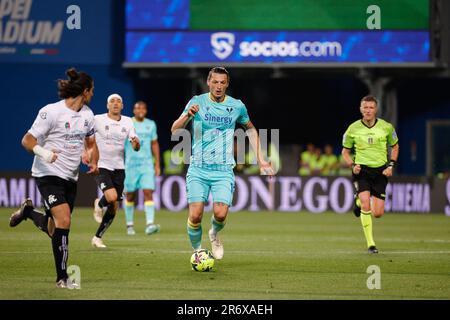 Dacia Arena, Udine, Italien. 11. Juni 2023. Serie A Relegation Play Off Football; Spezia gegen Hellas Verona; Milan Djuric of Hellas Verona Credit: Action Plus Sports/Alamy Live News Stockfoto