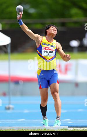 Akita Athletics Stadium, Akita, Japan. 10. Juni 2023. Akihiko Nakamura, 10. JUNI 2023 - Athletics : The 107. Japan Track & Field National Championships Combined Events Männer Zehnkampf im Akita Athletics Stadium, Akita, Japan. Kredit: Naoki Nishimura/AFLO SPORT/Alamy Live News Stockfoto