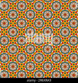 Nahtloses P-Muster der Ikat-Indianer. Ethnisch-aztekischer Stoff Teppich Mandala Zierartikel einheimischer Boho Chevron Textil.Geometric African American Oriental tran Stockfoto