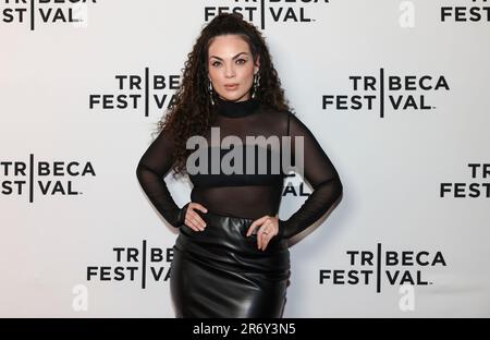 Giovannie Cruz attends the premiere of "Suitable Flesh" at SVA Theater