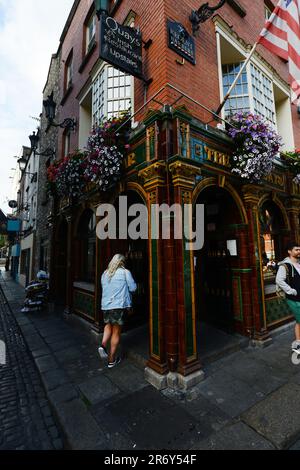 Quays Restaurant, Temple Bar, Dublin, Irland. Stockfoto