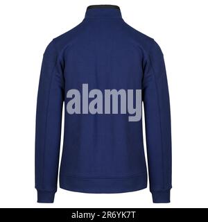 Blue Ghost Hoodie mit Vorderansicht, perfekt für Logo-Modelle. Stockfoto