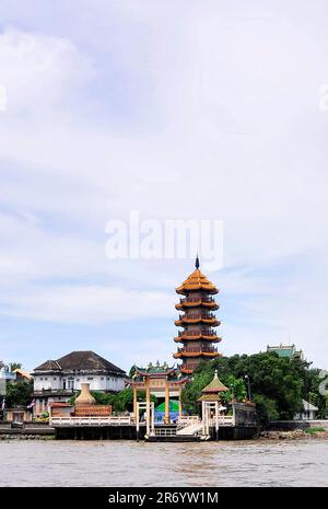 Die Chee-Chin-Chor-Pagode. Bangkok, Thailand. Stockfoto