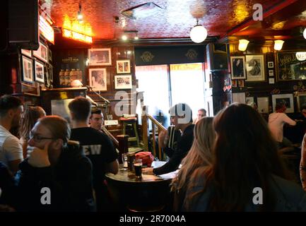 Die Temple Bar in Dublin, Irland. Stockfoto