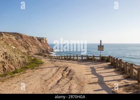 Praia de Cambelas e Praia do BAIO Torres Vedras Portugal Stockfoto