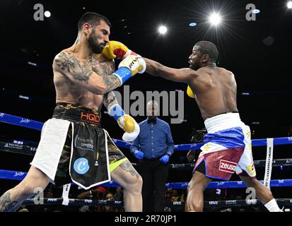 SUNRISE FL - 11. JUNI: Floyd Mayweather gegen John Gotti III in der FLA Live Arena am 11. Juni 2023 in Sunrise, Florida. Kredit: mpi04/MediaPunch Stockfoto