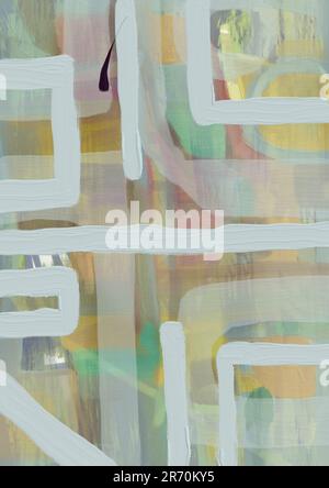 Digitale Malerei, digitale Kunst, abstrakte Malerei, abstrakte Kunst, farbenfrohe Kunst, Farbenfrohe Kunst, farbenfrohe Malerei, farbenfrohe Malerei, farbenfrohe Abstraktion, Stockfoto