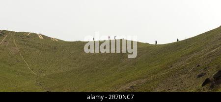 Wandern im Lam Tsuen Country Park in den New Territories in Hong Kong. Stockfoto