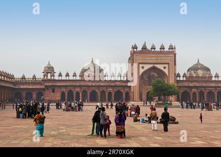 Die Jami-Mashid-Moschee. fatehpur sikri. uttar pradesh. Indien Stockfoto