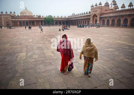 Die Jami-Mashid-Moschee. fatehpur sikri. uttar pradesh. Indien Stockfoto