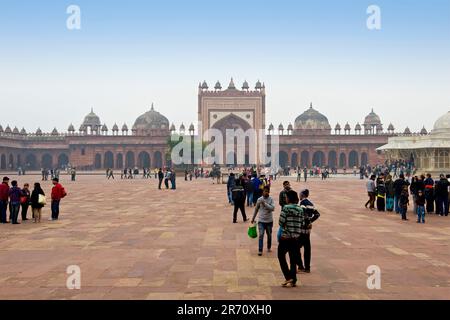 Die Jami-Mashid-Moschee. fatehpur sikri. uttar pradesh. Indien Stockfoto