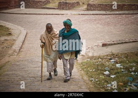 Alte Männer. fatehpur sikri. uttar pradesh. Indien Stockfoto