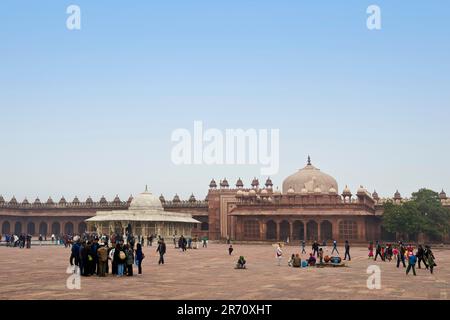 Die Jami-Mashid-Moschee. fatehpur sikri. uttar pradesh. Indien Stockfoto