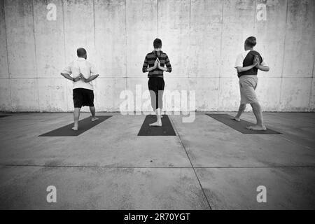 Carcere di bollate. Yoga Stockfoto