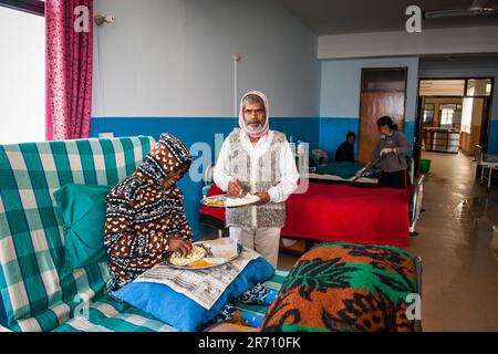 Rehabilitationszentrum für Wirbelsäulenverletzungen. sangha. nepal Stockfoto