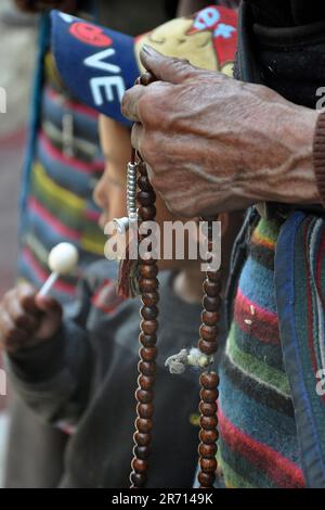 Nepal. Mustang. Pilger Stockfoto