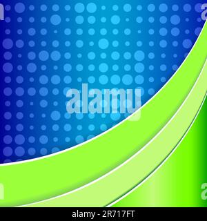 Blue Abstract Background Stock Vektor