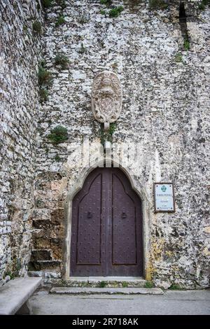 Italien. Sizilien. Erice. Schloss Venere Stockfoto