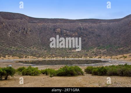 El Sod Krater, Äthiopien Stockfoto