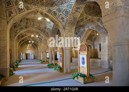 Asien, Iran, Shiraz, Nasir-Ol-Molk Moschee Stockfoto