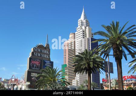 Vereinigten Staaten von Amerika, Nevada, Las Vegas, New York New York Stockfoto