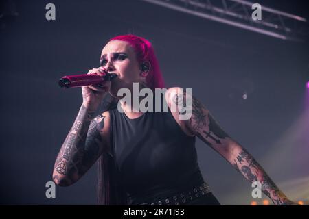 Megara tritt auf der Sala Razzmatazz 2 in Barcelona am 10. Juni 2023 auf. Fotograf: Ale Espaliat Stockfoto