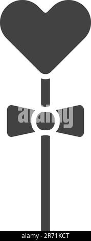 Vektorbild des Lollipop-Symbols. Geeignet für Webanwendungen und Druckmedien für mobile Anwendungen. Stock Vektor