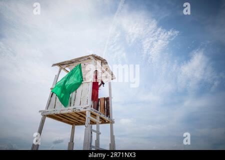 Albanien. Divjake. Der Strand Stockfoto