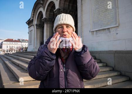 Bulgarien. Sofia. Hausierer Stockfoto