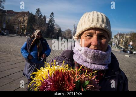 Bulgarien. Sofia. Hausierer Stockfoto