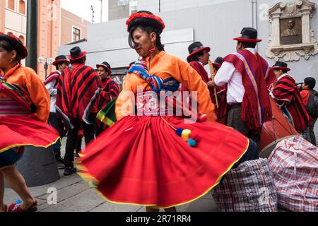 Peru. Lima. Lokales Festival Stockfoto