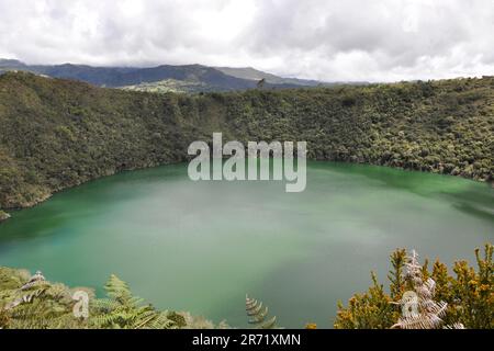 Guatavita Lagune. Kolumbien Stockfoto