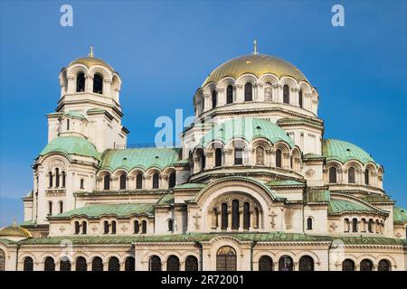 Bulgarien. Sofia. Kathedrale Alexander Nevski im Zentrum der bulgarischen Hauptstadt Sofia Stockfoto