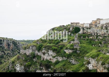 Italien. Matera. Sasso Caveoso Stockfoto