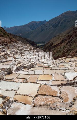 Peru. maras. salinas Stockfoto