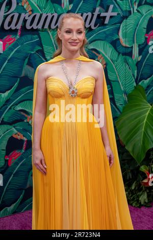 New York, New York, USA. 12. Juni 2023. (NEU) die jährlichen Tony Awards 76. 12. Juni 2023, New York, New York, USA: Jessica Chastain nimmt am 11. Juni 2023 an den jährlichen Tony Awards 76. im United Palace Theater in New York City Teil. (Kreditbild: © M10s/TheNEWS2 via ZUMA Press Wire) NUR REDAKTIONELLE VERWENDUNG! Nicht für den kommerziellen GEBRAUCH! Stockfoto