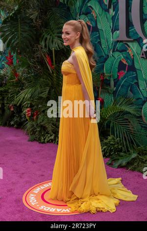 New York, New York, USA. 12. Juni 2023. (NEU) die jährlichen Tony Awards 76. 12. Juni 2023, New York, New York, USA: Jessica Chastain nimmt am 11. Juni 2023 an den jährlichen Tony Awards 76. im United Palace Theater in New York City Teil. (Kreditbild: © M10s/TheNEWS2 via ZUMA Press Wire) NUR REDAKTIONELLE VERWENDUNG! Nicht für den kommerziellen GEBRAUCH! Stockfoto