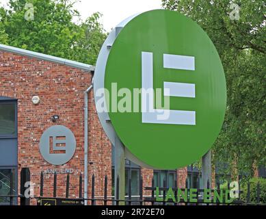 Lane End Developments, Lane End Group, Unit 2, Station Court, Stockport Rd, Thelwall, Warrington, Cheshire, England, Großbritannien, WA4 2GW Stockfoto