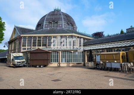 Buxton.Derbyshire.Vereinigtes Königreich.Juni 3. 2023.Foto der Octagon-Konzerthalle in Pavilion Gardens in Buxton Stockfoto