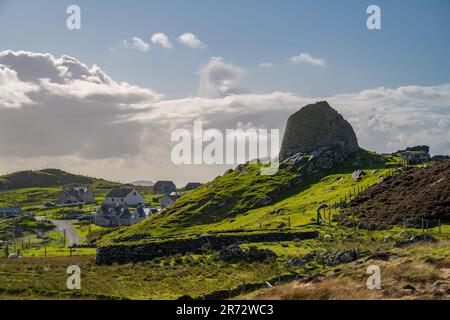 Dun Carloway Broch, Doune, Carloway, Isle of Lewis Stockfoto