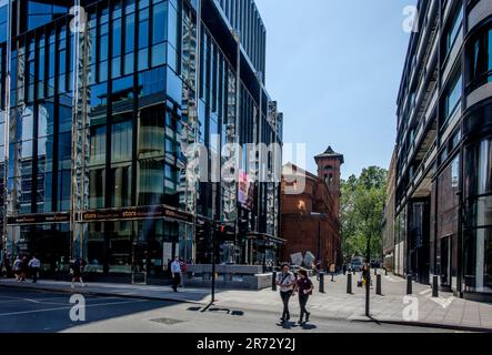 Soho Place, Charing Cross Road, London, Großbritannien Stockfoto