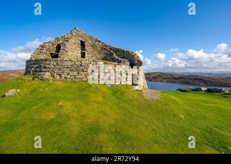 Dun Carloway Broch, Doune, Carloway, Isle of Lewis Stockfoto