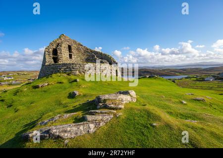 Dun Carloway Broch, Doune, Carloway, Isle of Lewis Stockfoto